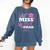 Kids Little Miss Pre-K Grad Preschool Prek Graduation 2025 Comfort Colors Sweatshirt Denim