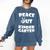 Kids Peace Out Kindergarten For Graduation Comfort Colors Sweatshirt Denim