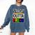 Kids Straight Outta Pre-K Graduation Comfort Colors Sweatshirt Denim