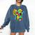 Kids Teens Graduation I Heart My Teachers I Love My Teachers Comfort Colors Sweatshirt Denim