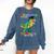 Kindergarten Graduation 1st Here We Come Class 2023 Dinosaur Comfort Colors Sweatshirt Denim