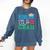 Kiss Me I'm A Grad 2018 Senior Graduation Comfort Colors Sweatshirt Denim