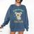 Koala Doctor Shirt Med Student Graduation Idea Comfort Colors Sweatshirt Denim