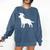 Labrador Retriever Graduation Dog Graduate For Men Women Kids Comfort Colors Sweatshirt Denim