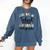 Last Day Autographs 1st Grade Graduation Boys Girls Groovy Comfort Colors Sweatshirt Denim