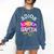 Last Day Of School Adios Kindergarten Graduation Kids Girls Comfort Colors Sweatshirt Denim