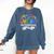 Last Day Of School Year 2025 Preschool Autograph Graduation Comfort Colors Sweatshirt Denim