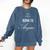 Lawyer Born To Argue Law Student Graduation Attorney Comfort Colors Sweatshirt Denim