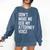 Lawyer Law School Graduation Attorney Men Women Comfort Colors Sweatshirt Denim