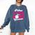 Lil Cousin Of a 2025 Graduate Prom Graduation 25 VolleyBall Comfort Colors Sweatshirt Denim