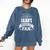 Lilian Personalized Name Sports Fan Birthday Graduation Comfort Colors Sweatshirt Denim