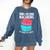 Macaroons Dessert Antisocial Introvert Pastries Food Lover Comfort Colors Sweatshirt Denim