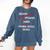Man Criminal Justice Degree Graduation Or Career Comfort Colors Sweatshirt Denim