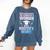Masters Degree Graduation Art For Women Girls Masters Degree Comfort Colors Sweatshirt Denim