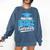 Master's Degree Graduation Masters Degree Survivor Comfort Colors Sweatshirt Denim
