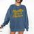 Masters Degree Graduation For Mom Wife Social Work MBA Comfort Colors Sweatshirt Denim