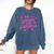 Masters Graduation Educated Latina Chingona Con Diploma Comfort Colors Sweatshirt Denim