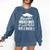 Master's Graduation Shirt For Women With Masters Degree Comfort Colors Sweatshirt Denim