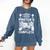 Master's Level Complete College Graduation Comfort Colors Sweatshirt Denim