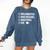 MELANATED BACHELORS MASTERS DR Doctor Graduation Comfort Colors Sweatshirt Denim