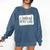 Middle School Graduation Shirts Graduate Grad Comfort Colors Sweatshirt Denim