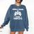 Middle School Level Complete Video Gamer Graduation Comfort Colors Sweatshirt Denim