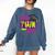 Miss 5th Grade Shirt 5 Grad Kids Girl Graduation School Comfort Colors Sweatshirt Denim