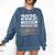 Mission Graduation Accomplished For Class Of 2025 Comfort Colors Sweatshirt Denim