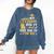 My Mom Did It And She Did It For Me Graduation Graduate Comfort Colors Sweatshirt Denim