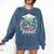 Mother Of a 2025 Graduate Tie Dye Class Senior Graduation 25 Comfort Colors Sweatshirt Denim