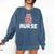 MsMrs Miss NURSE Nursing Graduation Comfort Colors Sweatshirt Denim