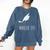 Nailed It Shirt Cute Graduation Grad Cap Comfort Colors Sweatshirt Denim