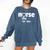 New Nurse Est 2018 Nursing School Graduation Comfort Colors Sweatshirt Denim