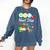 Next Stop Kindergarten Preschool Graduation 2025 Boy Girl Comfort Colors Sweatshirt Denim