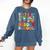 Next Stop Middle School Elementary School Graduation 2025 Comfort Colors Sweatshirt Denim
