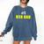 Nurse BSN Student Graduate Dad Nursing Graduation Comfort Colors Sweatshirt Denim