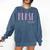 Nurse Est 2018 New Nurse Graduation Shirt Comfort Colors Sweatshirt Denim