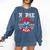Nurse Live Love Heal Graduation Appreciation Valentines Day Comfort Colors Sweatshirt Denim