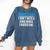 Nurse's Dad Father Nursing School Graduation Comfort Colors Sweatshirt Denim