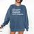 Office Humor Introvert Career Coach Email Etiquette Comfort Colors Sweatshirt Denim