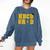 Omega Psi Phi Fraternity Paraphernalia HBCU Graduation Comfort Colors Sweatshirt Denim
