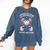 I Paused My Game To Graduate 2024 Gamer Graduation Comfort Colors Sweatshirt Denim