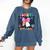 Peace Out 2nd Grade Graduation Last Day School Second Grade Comfort Colors Sweatshirt Denim