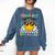 Peace Out 5th Grade Graduation Last Day Of School Comfort Colors Sweatshirt Denim