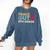 Peace Out 8th Grade Graduation Last Day Of School Comfort Colors Sweatshirt Denim