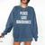 Peace Love And Ignorance Sarcastic Humor Introvert Comfort Colors Sweatshirt Denim