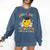 Peace Out Preschool Graduation Last Day Teachers Boys Girls Comfort Colors Sweatshirt Denim