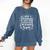 PhD Doctorate Doctoral Degree Graduation Comfort Colors Sweatshirt Denim