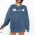 PhD Graduation Doctorate Student Graduate Comfort Colors Sweatshirt Denim