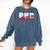 PHD Nailed It Graduation Doctorate Graduate Comfort Colors Sweatshirt Denim